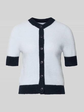 Sams&oslash;e & Sams&oslash;e Regular Fit Cardigan aus Woll-Alpaka-Mix Modell Sanoura in Hellblau, Gr&ouml;&szlig;e XL