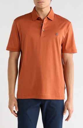 BOSS Parris Cotton Polo in Dark Orange at Nordstrom Rack, Size X-Large
