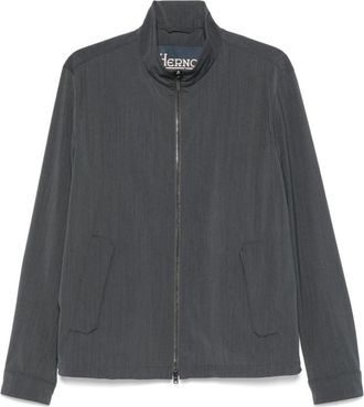 Herno Zip Jacket - Heren - Zomerjassen - Grijs - 2XL - Katoen - Jassen