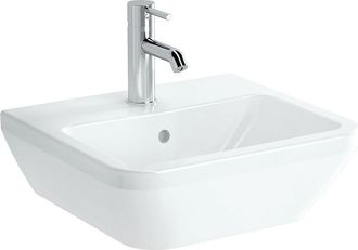 Vitra Lavabo Integra 45x40 Cm Con Orificio Para Grifer&iacute;a En El Medio, Blanco (7047-003-0001)