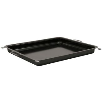 No Brand Bbq-toro Sart&atilde;&copy;n Esmaltada, 64 X 52 Cm, Para Gastro Asador De 3 Fuegos