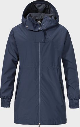 Sch&ouml;ffel Parka SCH&Ouml;FFEL Parka Style Bohorok WMS, Damen, Gr. 34, blau (8820, blau), Oberstoff: 100% Polyester; (Membran: Thermoplastisches Polyurethan); Futter: