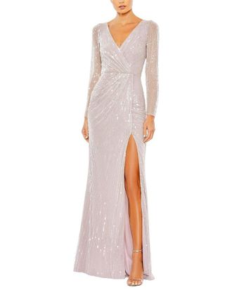 Mac Duggal Faux Wrap Gown