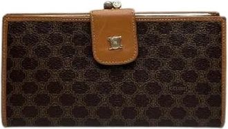 Celine Pre-owned Lederen Portemonnee - Dames - Vintage Accessoires - Bruin - ONE Size - Leer - Vintage