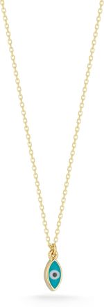 Ember Fine Jewelry 14K Gold Evil Eye Necklace