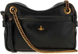 Vivienne Westwood Tassen, Dames, Zwart, ONE Size, Leer, Dolce Schoudertas