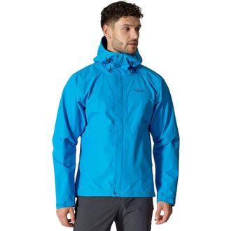 RAB Downpour Jacket - Mens in Maya Blue at Nordstrom, Size X-Large