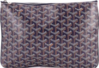 Goyard Senat Zip Pouch Coated Canvas MM