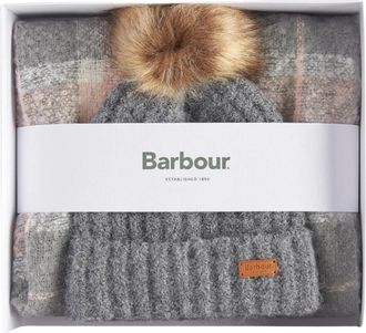 Barbour Set berretto e sciarpa Saltburn - - Accessories - Donna - Grigio - ONE SIZE
