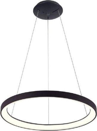 Trade Shop Trade Shop Traesio - Trade Shop - Pendien Led 30w Cct Lampada Sospension Circolare 38m Luce Cucina Bar - Negro