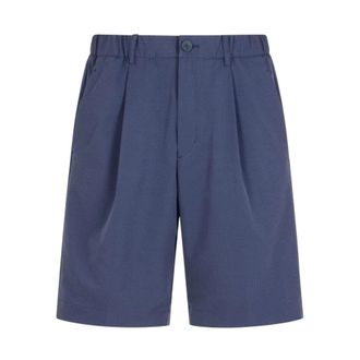 Herno Casual Shorts, male, Blue, Size: L Casual Shorts