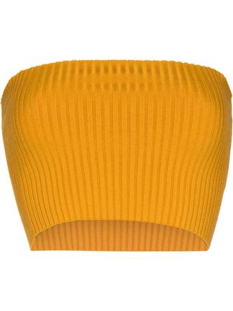 Chlo&eacute; ribbed-knit bandeau top - 780