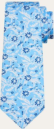 Kiton Mens Floral Silk 7-Fold Tie