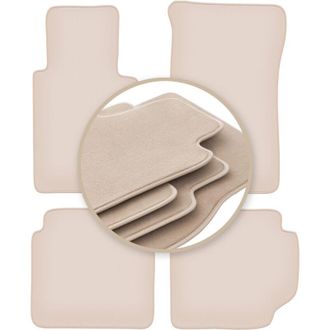 OEM Alfombrillas Beige Premium Para: Mercedes W123 Sed&aacute;n, Familiar 1975-1986