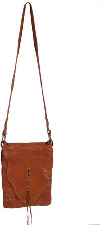 Scully Whipstitch Leather Handbag Purse In Cognac