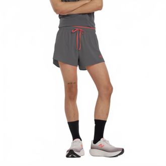 New Balance Rc Ultra Light Split Short In Urgent Red