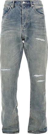 Purple Jeans P011 a gamba dritta - - Jeans - Uomo - Blu - W28