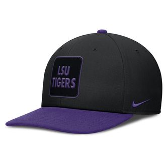 Nike LSU Sideline Campus Local Pro Nike Mens Dri-FIT College Adjustable Hat in Black | NC12091NLSN-G9X