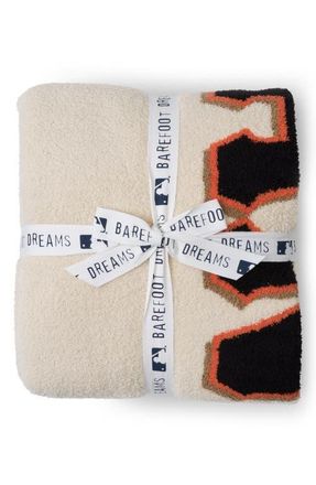Barefoot Dreams CozyChic San Francisco Giants Throw Blanket in Giants Multi at Nordstrom