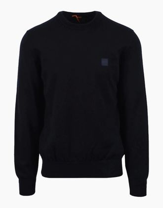 HUGO BOSS Mens Boss Orange BOSS KANOVANO SWEATSHIRT DARK BLUE - Navy - Size: 42