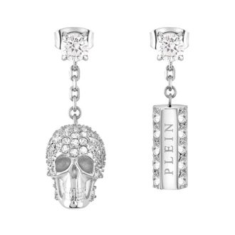 Philipp Plein Jewellery - Dames - Oorbellen - Grijs - ONE Size - Accessoires