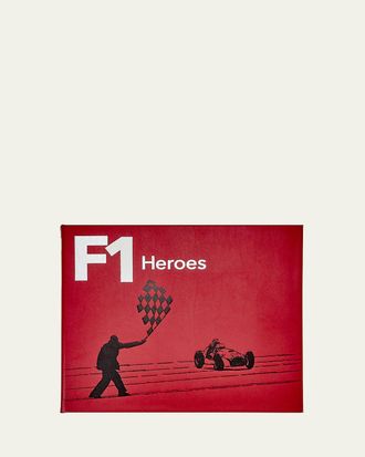 Graphic Image F1 Heroes Leather-Bound Book by Giorgio Terruzzi