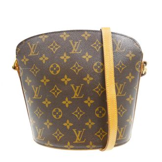 Louis Vuitton Drouot Monogram Canvas Brown Canvas Handbag (Pre-Owned)