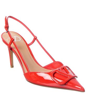 Valentino Vlogo 80 Patent Slingback Pump