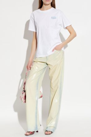 Diesel T-shirt T-NORMY-S7, Womens, White