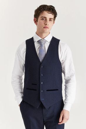 PAUL ANDREW Regent Plaid Check Waistcoat