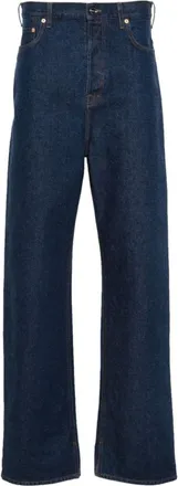 Gucci Dark Blue Wide Leg Jeans