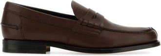 Tod's Klassieke leren loafer - Heren - Loafers - Bruin - 43 EU - Leer - Schoenen