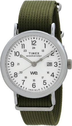 Timex Weekender Quartz White Dial Watch TW2W86000