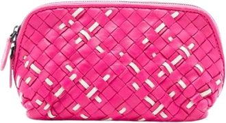 Bottega Veneta Pre-owned Clutches, female, Pink, Size: ONE SIZE Pre-owned Vintage Clutch
