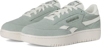 Reebok Lifestyle Club C Double Revenge Womens Shoes Hybrid Green/Chalk/Chalk : 5.5 B - Medium, Leather