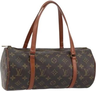 Louis Vuitton Pre-owned Vintage Canvas Handtas - Dames - Vintage Handtas - Bruin - ONE Size - Vintage
