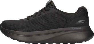 Skechers Go Walk Arch Fit N-Joy Cullman Textile Mens Black Trainers - UK 7