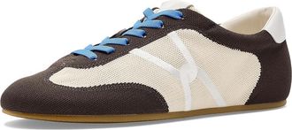 Veronica Beard Riviera Knit Slip-On Shoes Womens Shoes Espresso/Ecru : 8.5 M, Leather