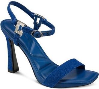 Karl Lagerfeld Cybil Ankle Strap Sandal in Blue at Nordstrom, Size 9.5