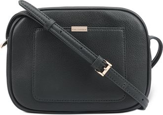 Paul Costelloe Genuine Leather Crossbody Bag for Women with Adjustable Strap & Signature Gold Hardware | Sazava (Deep forest)