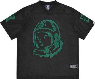 Billionaire Boys Club Astro Big Mesh Football T-Shirt - Heren - T-shirts - Zwart - L - Polyester - Tops