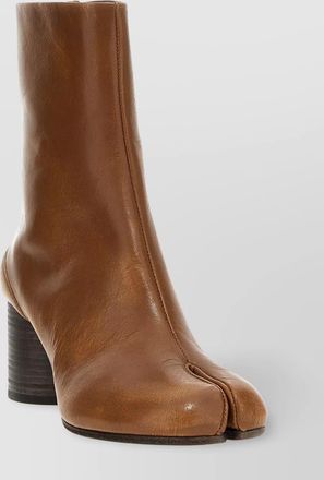 Maison Margiela leather tabi ankle boots