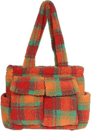 Generic Autumn and winter faux plush large bag fashionable shoulder handbag