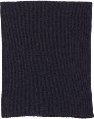 Maison Margiela four-stitch wool neck warmer - women - Wool - S - Blue