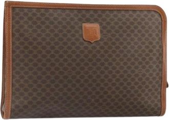 Celine Pre-owned Clutches, female, Brown, Size: ONE SIZE Pre-owned Vintage Plastic Clutch