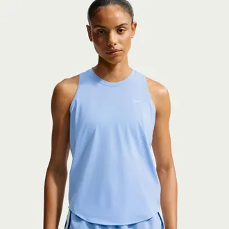 Nike Womens Swift Dri-FIT Running Tank Top in Blue | IU1033-468