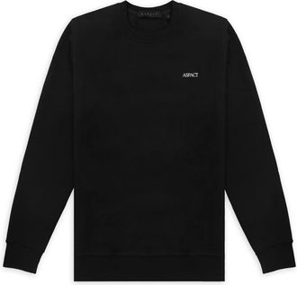 Aspact Hoodies & sweatvesten, Heren, Zwart, XL, Fabel Sweater