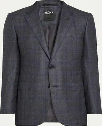 Ermenegildo Zegna Mens 12milmil12 Wool Single-Breasted Sport Coat