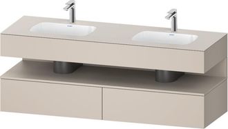 Duravit Qatego Lavabo Encastrado Con Base De Lavabo Consola, - Duravit