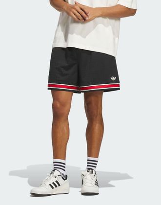adidas Originals Originals Sideline - Pantaloncini neri / bianco crema / better-Nero